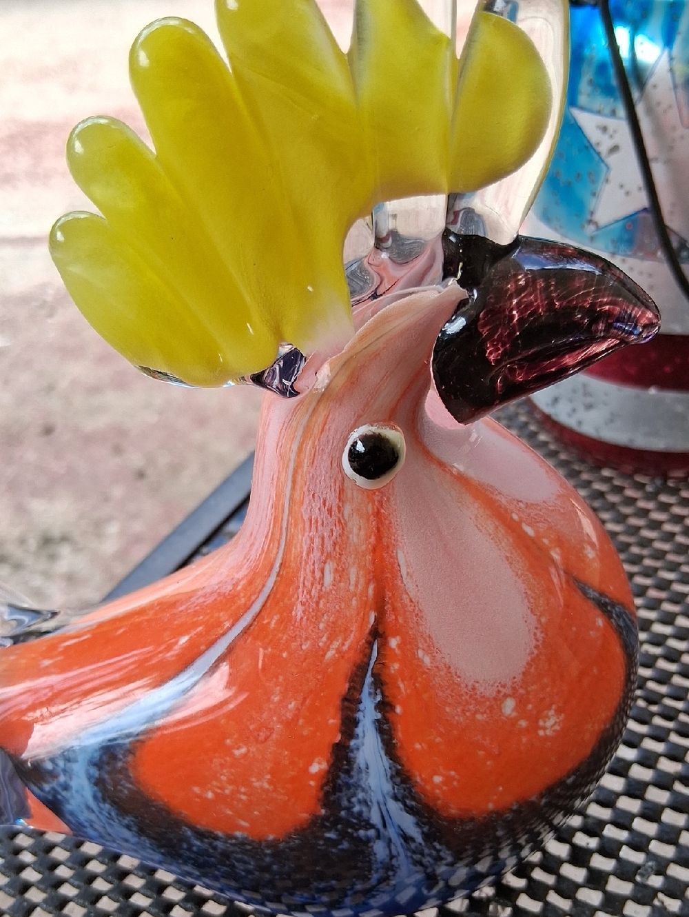 Glass Rooster - Picture 5 of 8